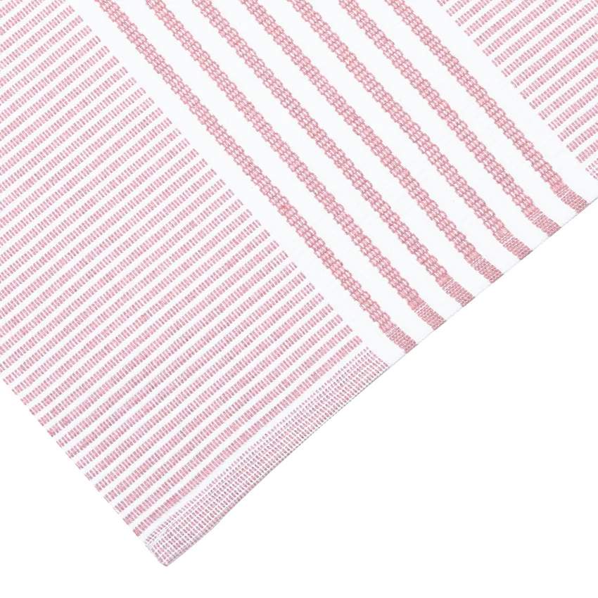 Recycled Placemat 2-pack Isa, Light Pink/White