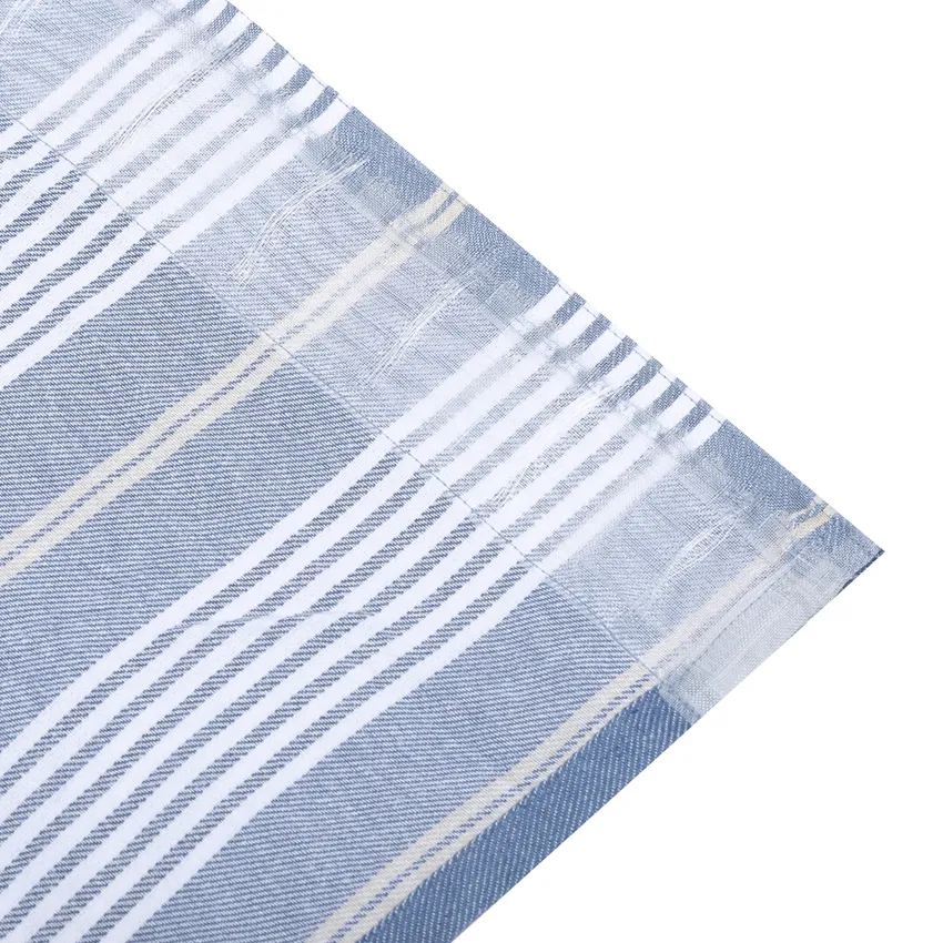 Recycled Curtain Panel 2-pack Hampus, Grey Blue/Linen