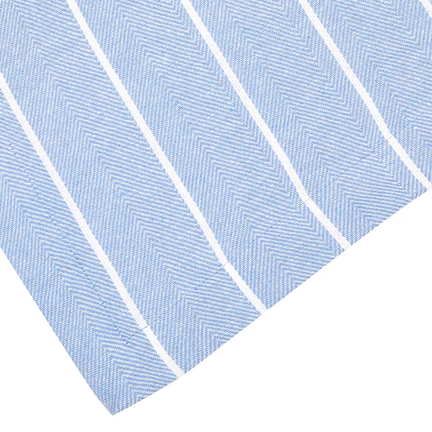 Recycled Table Runner Edith, Light Blue