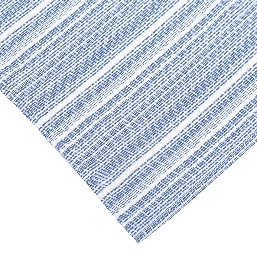 Recycled Tablecloth Ebba, Blue/Beige