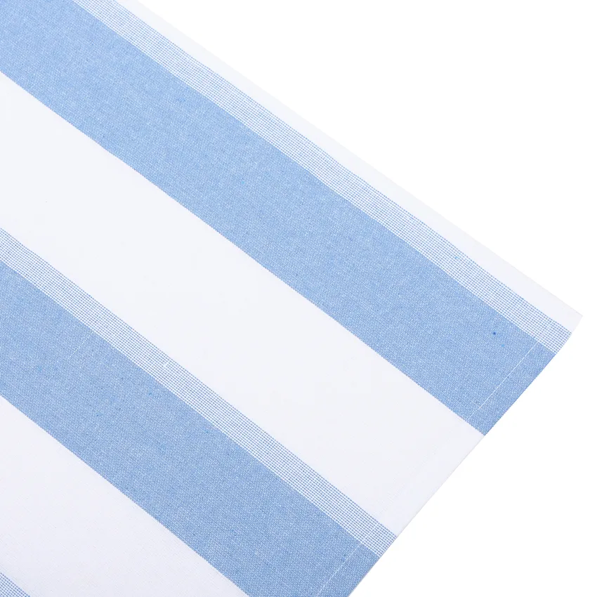 Recycled Wipeable Tablecloth Moa, Light Blue/White