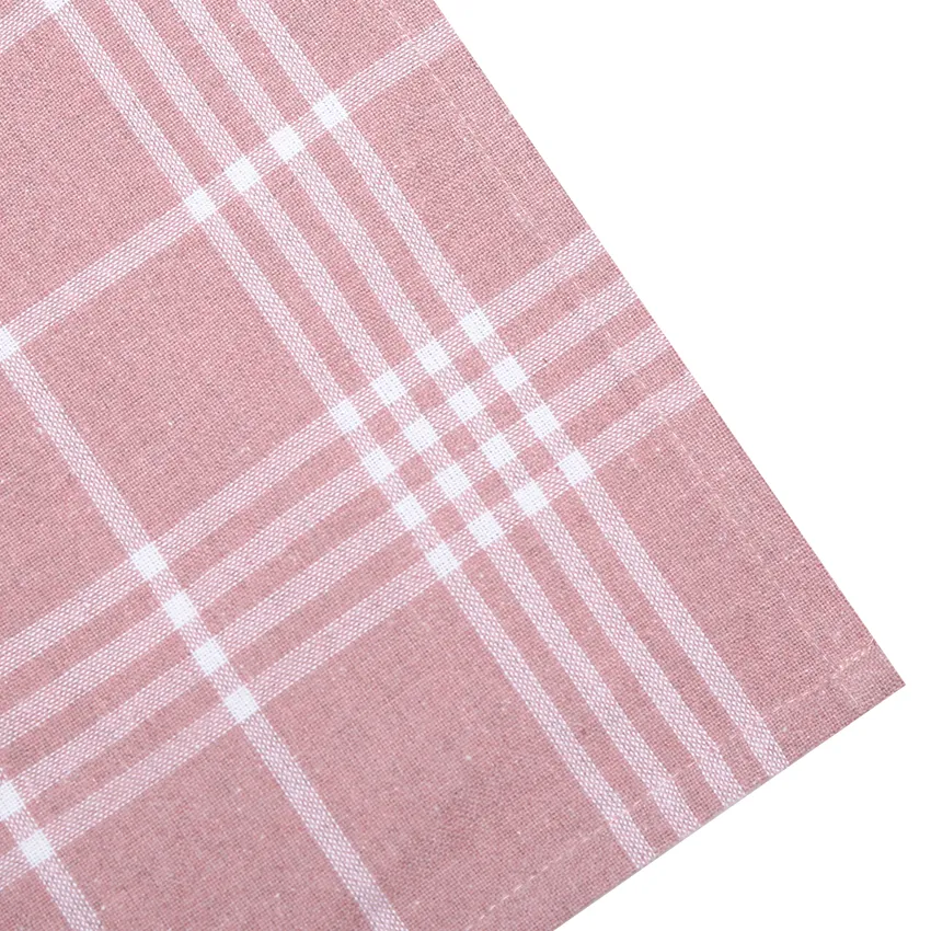 Recycled Tea Towel Recycling, 4-assorted, Light Pink/White