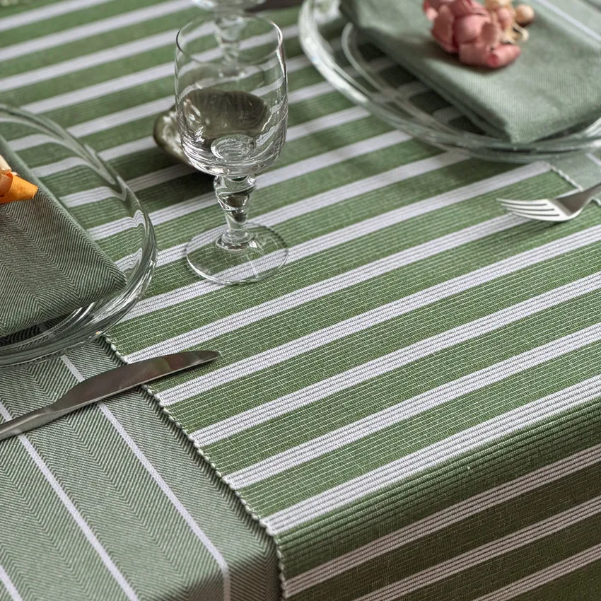 Recycled Table Runner Sigrid, Green