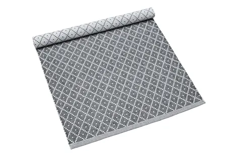 Recycled Placemat 2-pack Ella, Dark Grey/White