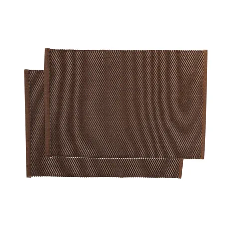 Recycled Placemat 2-pack Kalle, Brown/Beige 