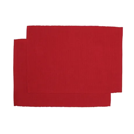 Recycled Placemat 2-pack Elin, Dark Red