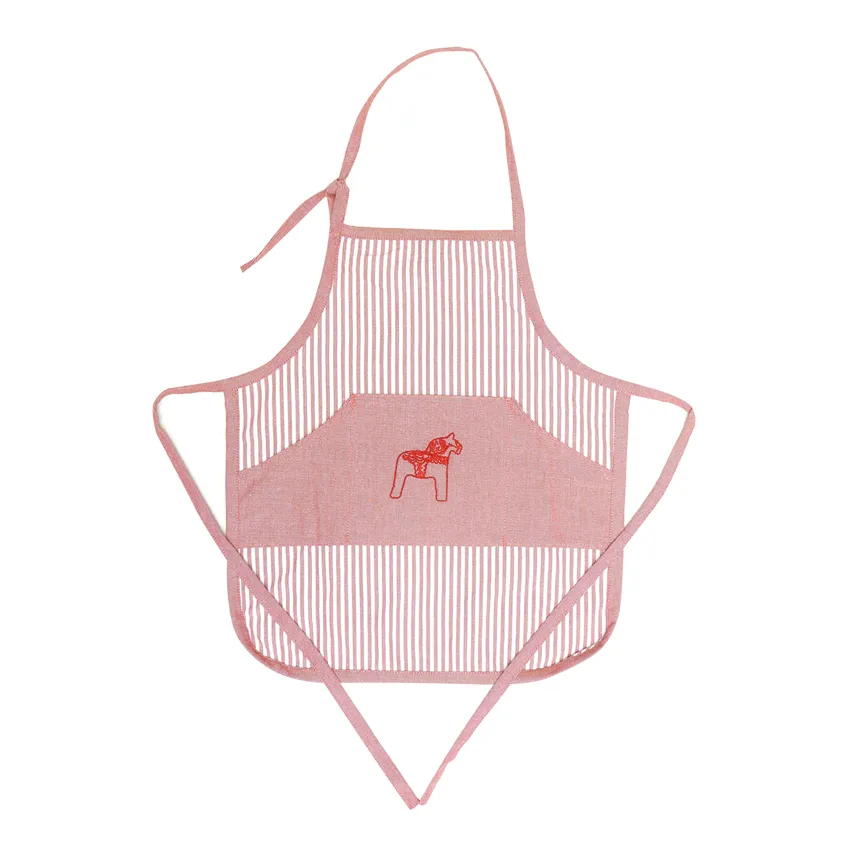 Recycled Children's Apron Sjurberg, Pink/White