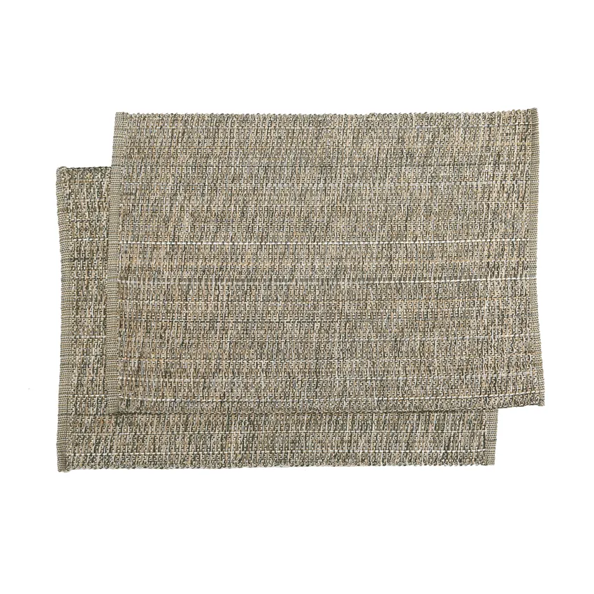 Återvunnen Tablett 2-pack Sandra, Olivgrön/Sand/Beige